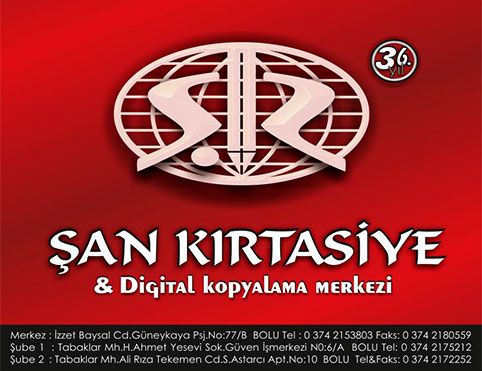 Şan Kırtasiye BOLU - Firma