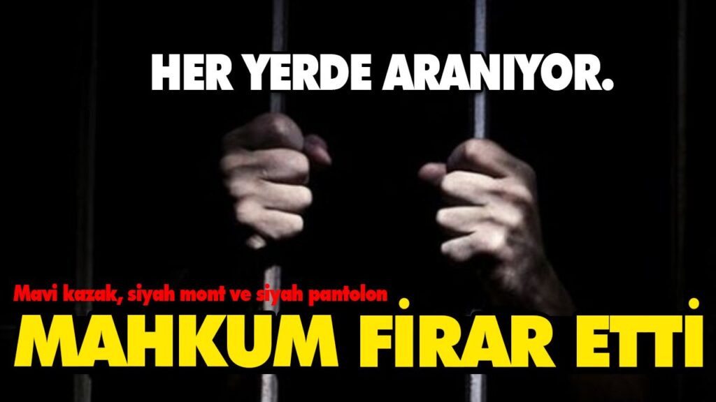 Mahkum Hastaneden Firar Etti Mahkum Hastaneden Firar Etti