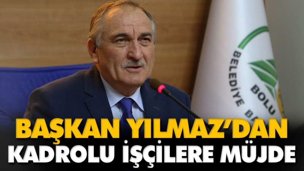 BAŞKAN YILMAZ’DAN KADROLU İŞÇİLERE İKRAMİYE MÜJDES BAŞKAN YILMAZ’DAN KADROLU İŞÇİLERE İKRAMİYE MÜJDES