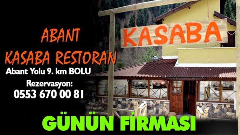 ABANT KASABA RESTAURANT sizi bekliyor…