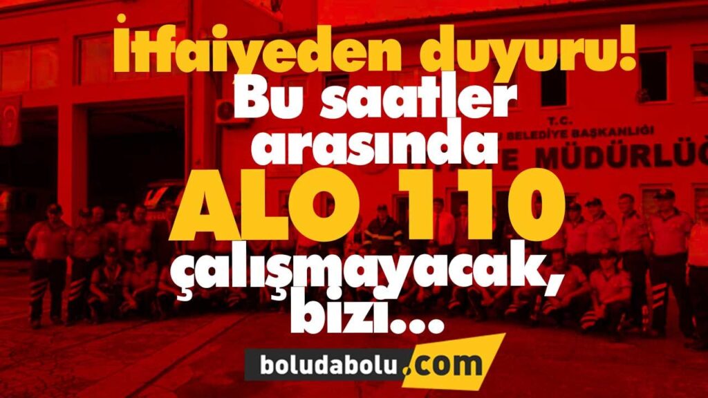 BOLU BELEDİYESİ İTFAİYE MÜDÜRLÜĞÜ… BOLU BELEDİYESİ İTFAİYE MÜDÜRLÜĞÜ…