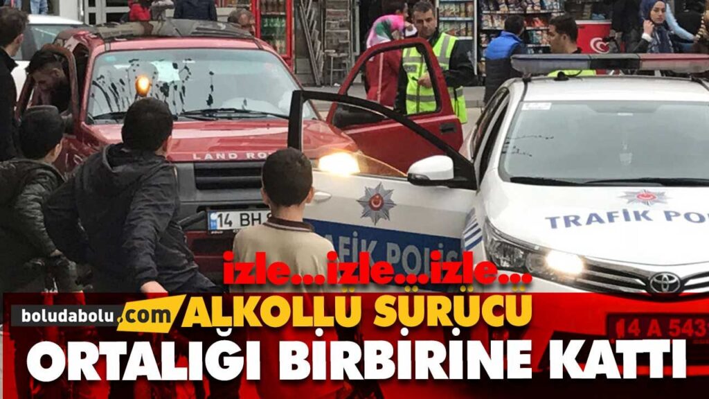 Alkollü sürücü ortalığı birbirine kattı Alkollü sürücü ortalığı birbirine kattı