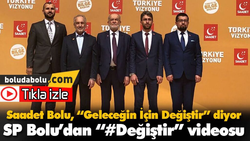 Saadet Bolu, “Geleceğin İçin Değiştir” diyor Saadet Bolu, “Geleceğin İçin Değiştir” diyor