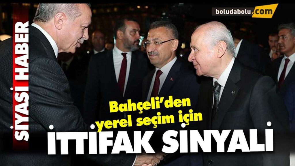 Bahçeli’den yerel seçim için ittifak sinyali Bahçeli’den yerel seçim için ittifak sinyali