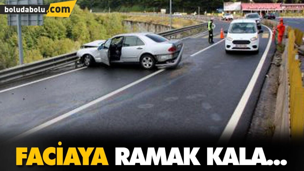 BARİYERLERE ÇARPTI BARİYERLERE ÇARPTI