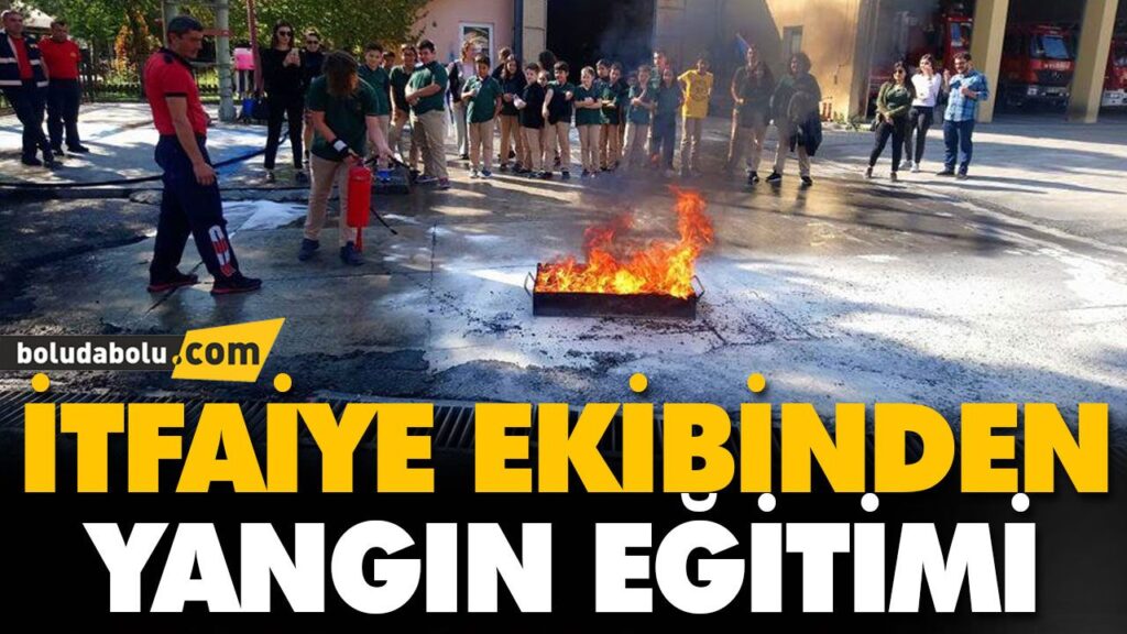 İTFAİYE EKİBİNDEN YANGIN EĞİTİMİ İTFAİYE EKİBİNDEN YANGIN EĞİTİMİ