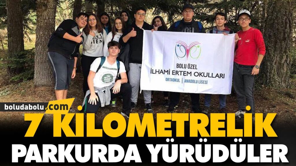 7 KİLOMETRELİK PARKURDA YÜRÜDÜLER 7 KİLOMETRELİK PARKURDA YÜRÜDÜLER