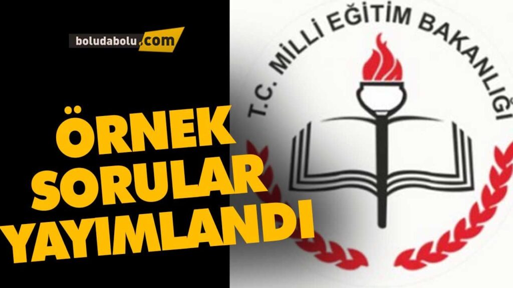 Merkezi sınava yönelik örnek sorular yayımlandı. Merkezi sınava yönelik örnek sorular yayımlandı.