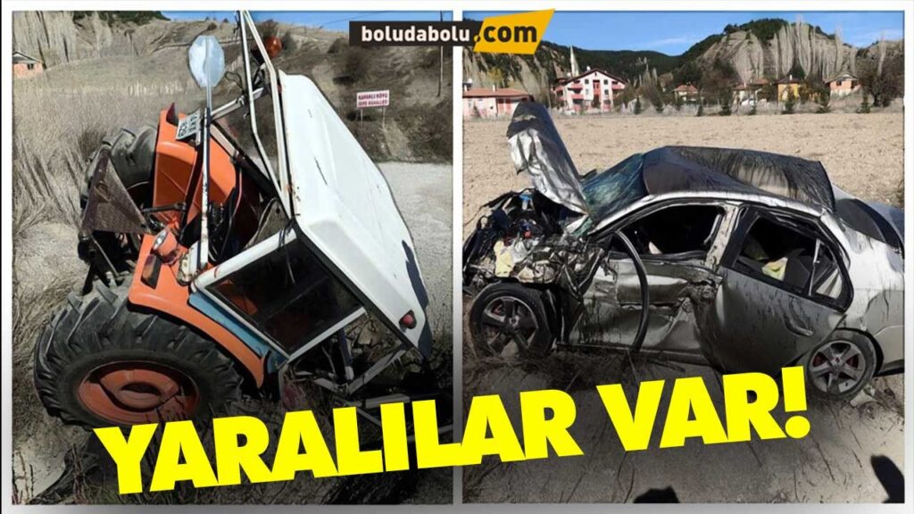 Bolu kaza: yaralılar var Bolu kaza: yaralılar var