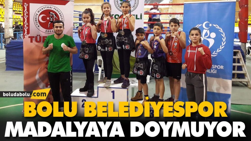 BOLU BELEDİYESPOR MADALYAYA DOYMUYOR BOLU BELEDİYESPOR MADALYAYA DOYMUYOR