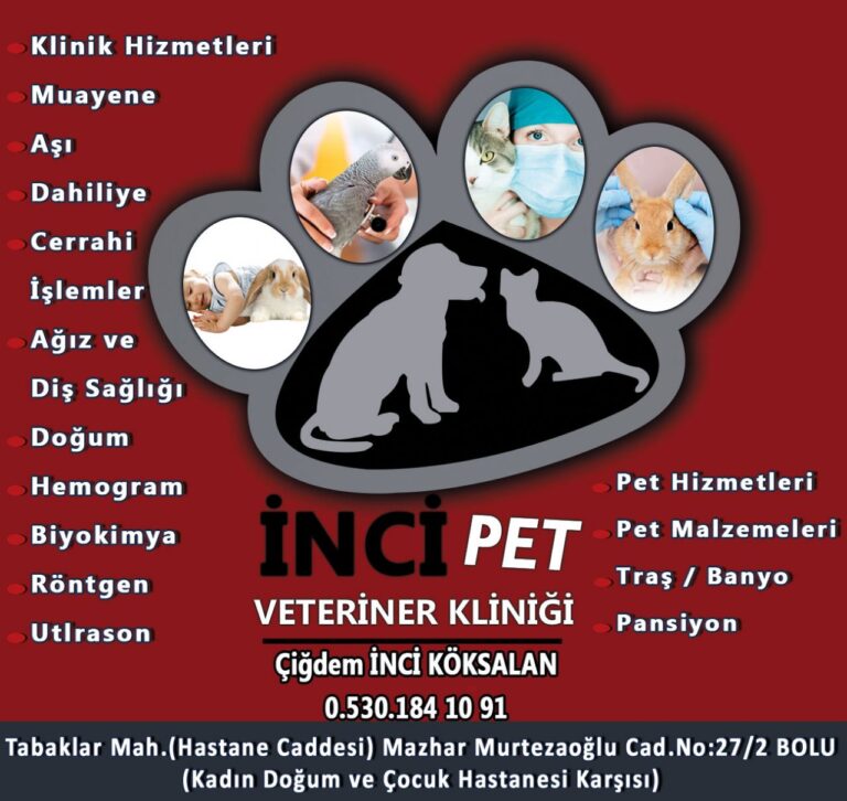 İnci Pet Veteriner Kliniği BOLU - Firma