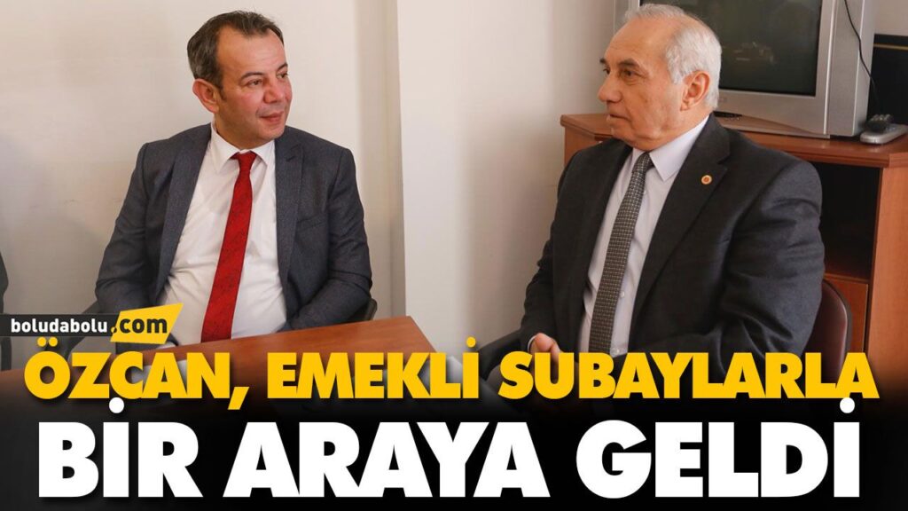 ÖZCAN EMEKLİ SUBAYLARLA BİR ARAYA GELDİ ÖZCAN EMEKLİ SUBAYLARLA BİR ARAYA GELDİ