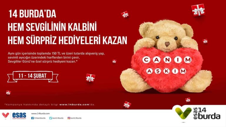 14 BURDA’DA HEM SEVGİLİNİN KALBİNİ HEM SÜRPRİZ HEDİYELERİ KAZAN