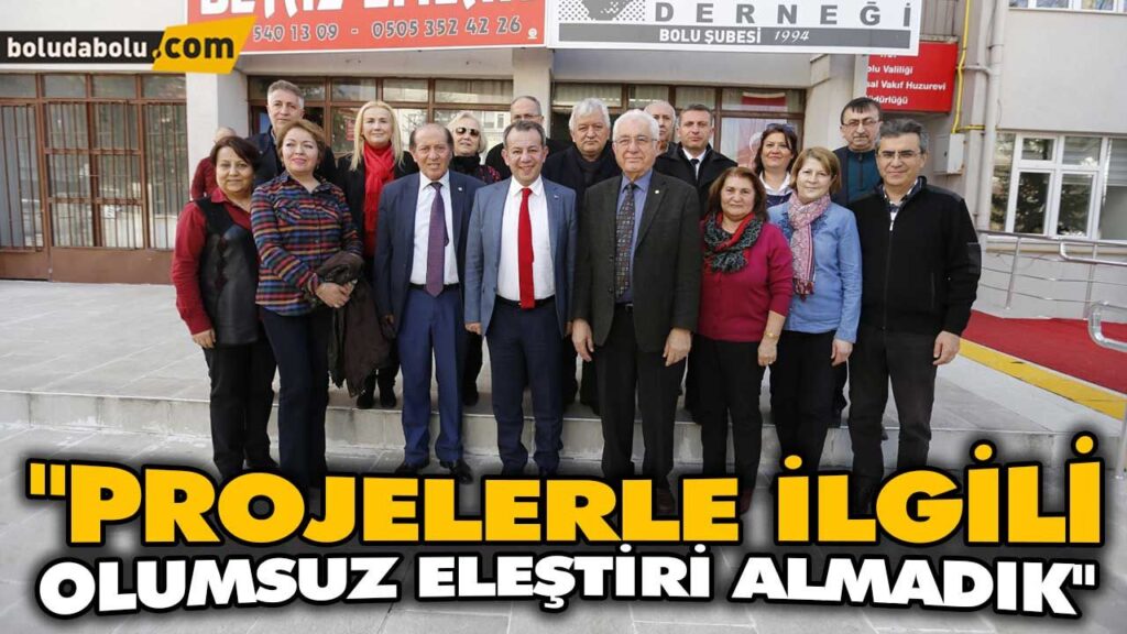 “PROJELERLE İLGİLİ OLUMSUZ ELEŞTİRİ ALMADIK” “PROJELERLE İLGİLİ OLUMSUZ ELEŞTİRİ ALMADIK”