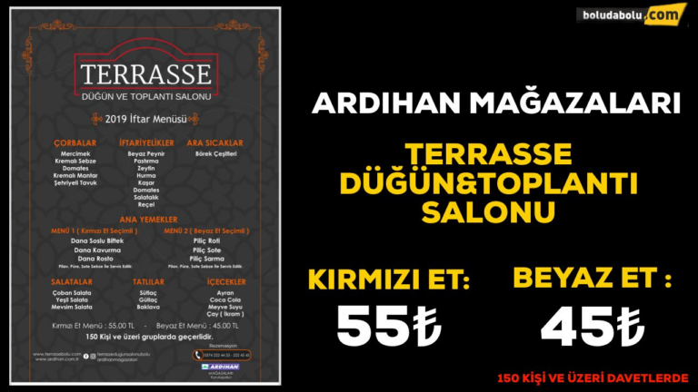 TERRASSE İFTAR MENÜSÜ