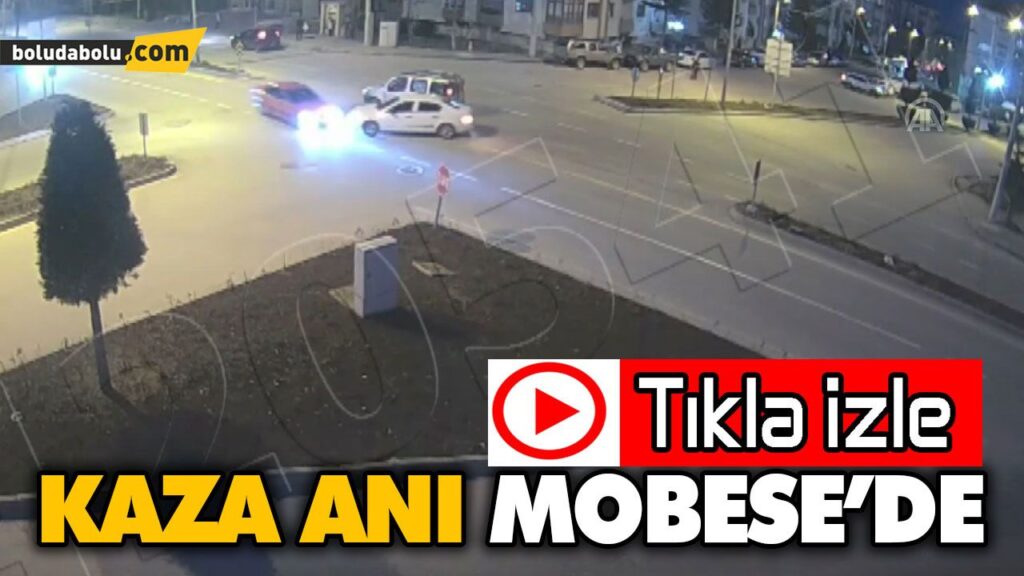 TRAFİK KAZASI MOBESE KAMERASINA YANSIDI TRAFİK KAZASI MOBESE KAMERASINA YANSIDI