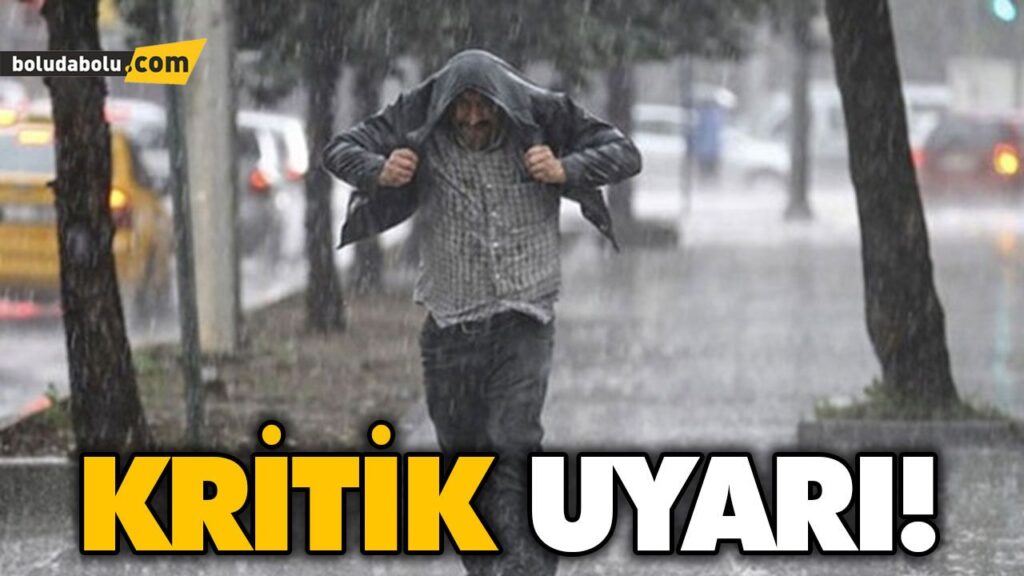 Bolu için “sarı” uyarı Bolu için “sarı” uyarı