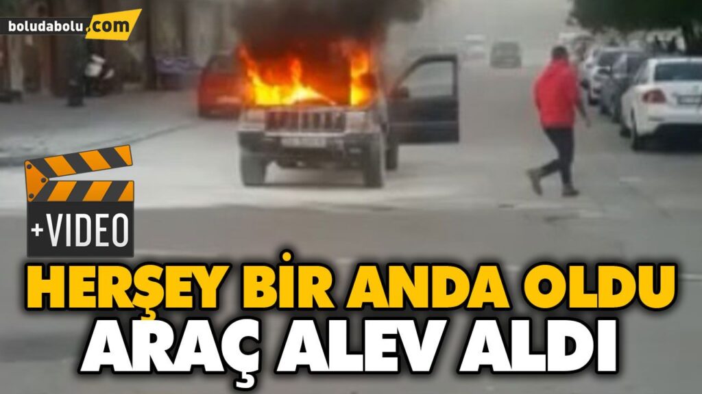 LÜKS ARAÇ ALEV ALDI LÜKS ARAÇ ALEV ALDI