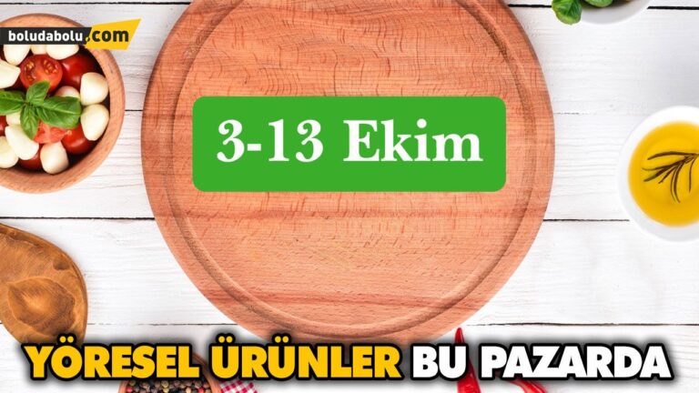 YÖRESEL ÜRÜNLER BU PAZARDA