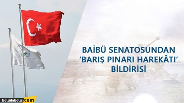 BAİBÜ’DEN BARIŞ PINARI’NA TAM DESTEK