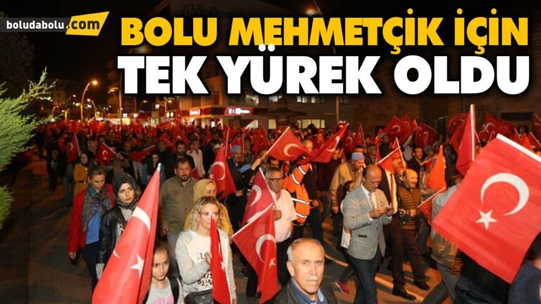 BOLU’DA ‘BARIŞ PINARI HAREKATI’NA DESTEK YÜRÜYÜŞÜ