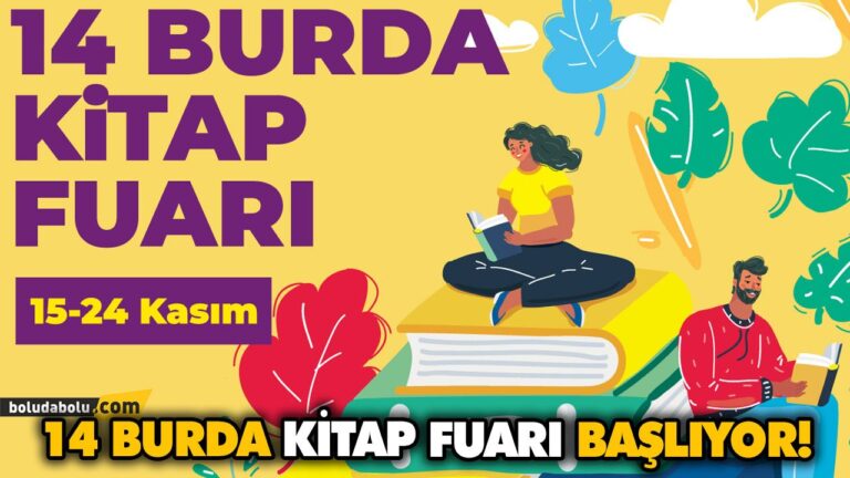 14 BURDA KİTAP FUARI BAŞLIYOR!