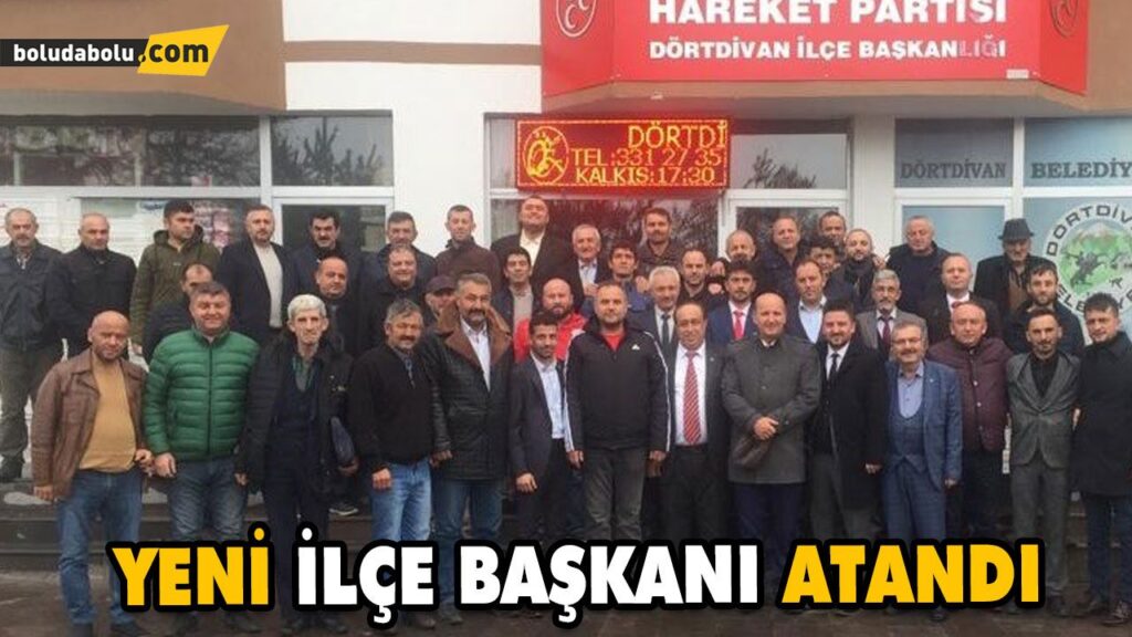 YENİ İLÇE BAŞKANI ATANDI YENİ İLÇE BAŞKANI ATANDI