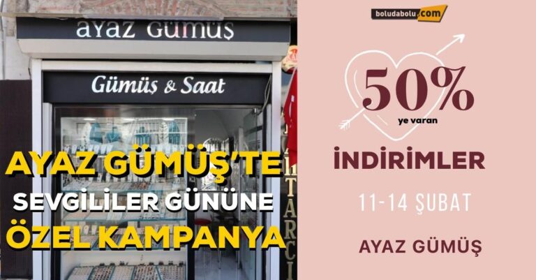 AYAZ GÜMÜŞ’TEN KAÇIRILMAYACAK İNDİRİMLER