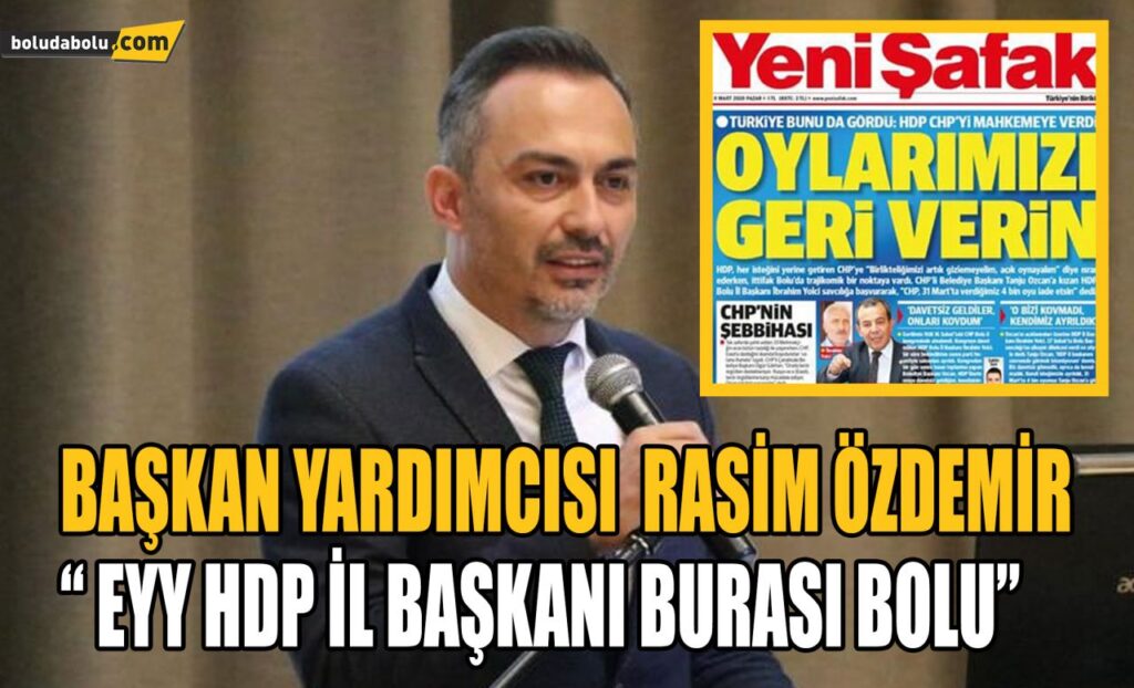 ÖZDEMİR HDP İL BAŞKANINA BÖYLE SESLENDİ ÖZDEMİR HDP İL BAŞKANINA BÖYLE SESLENDİ
