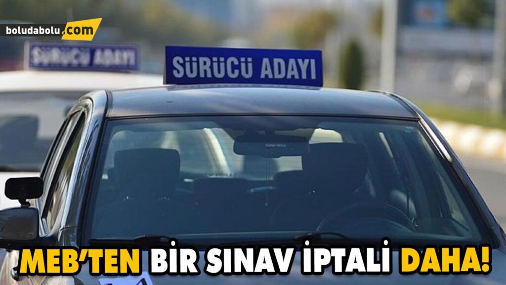 MEB’TEN BİR SINAV İPTALİ DAHA! MEB’TEN BİR SINAV İPTALİ DAHA!