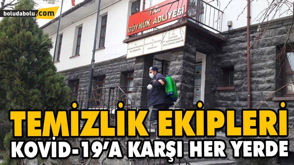 TEMİZLİK EKİPLERİ KOVİD-19’A KARŞI HER YERDE TEMİZLİK EKİPLERİ KOVİD-19’A KARŞI HER YERDE