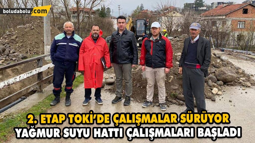 YAĞMUR SUYU HATTI ÇALIŞMALARI BAŞLADI YAĞMUR SUYU HATTI ÇALIŞMALARI BAŞLADI