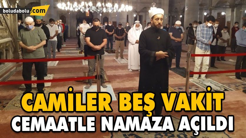 Camiler Beş Vakit Cemaatle Namaza Açıldı Camiler Beş Vakit Cemaatle Namaza Açıldı
