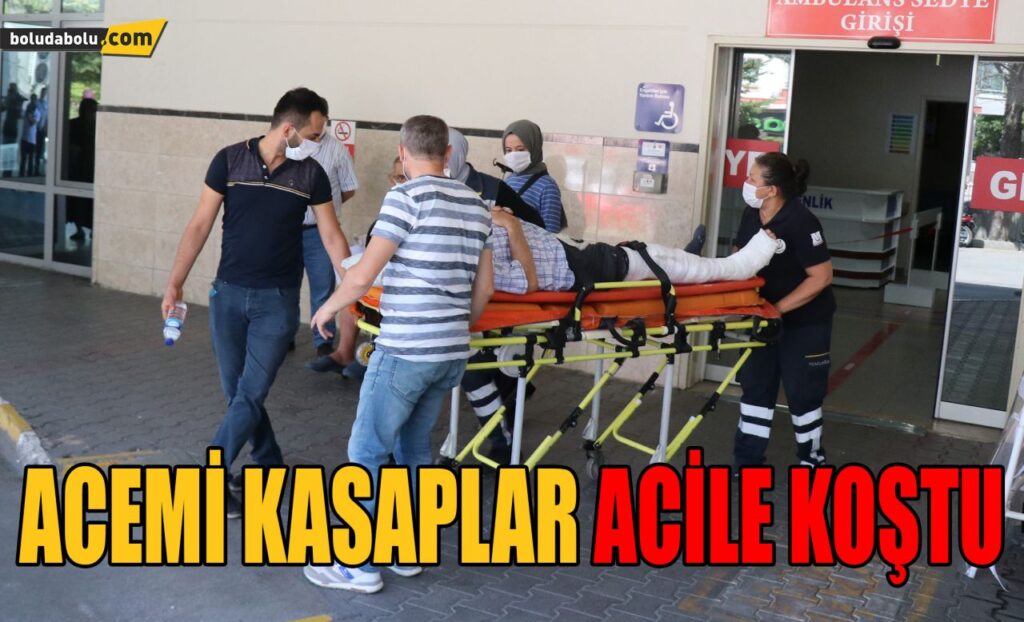 Bolu’da, acemi kasaplar hastanelerde tedavi edildi Bolu’da, acemi kasaplar hastanelerde tedavi edildi