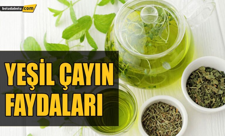 YEŞİL ÇAYIN FAYDALARI