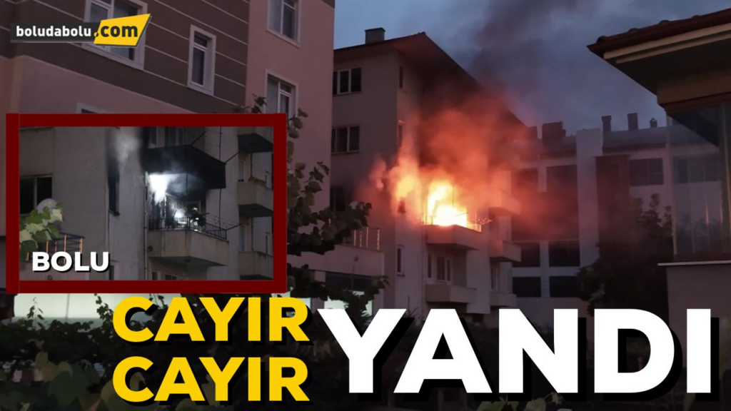 Bolu’da, alev alev yanan evde hasar oluştu Bolu’da, alev alev yanan evde hasar oluştu