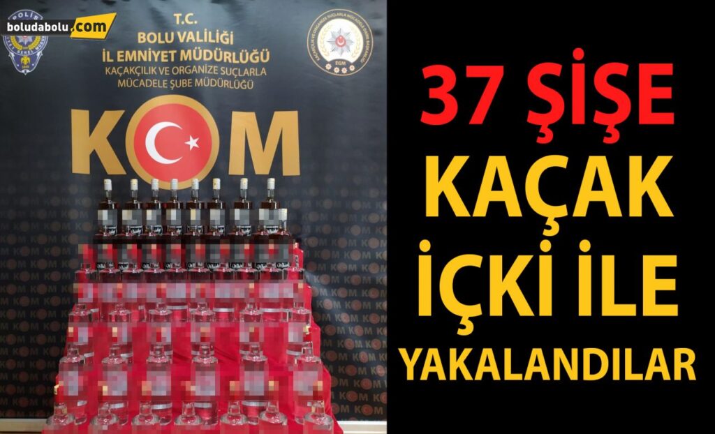 Bolu’da kaçak içki operasyonu: 3 gözaltı Bolu’da kaçak içki operasyonu: 3 gözaltı