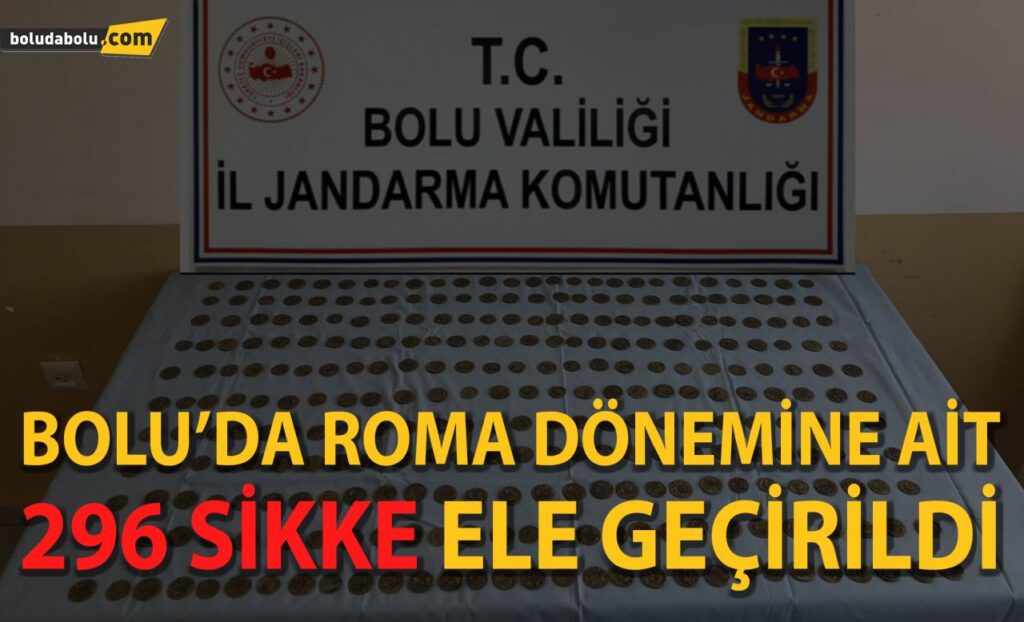 Bolu’da Roma dönemine ait 296 sikke ele geçirildi: 4 gözaltı Bolu’da Roma dönemine ait 296 sikke ele geçirildi: 4 gözaltı