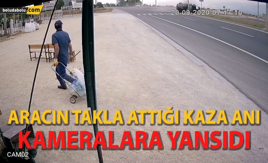 Bolu’da takla atan hafif ticari araç sürücüsü yaralandı Bolu’da takla atan hafif ticari araç sürücüsü yaralandı