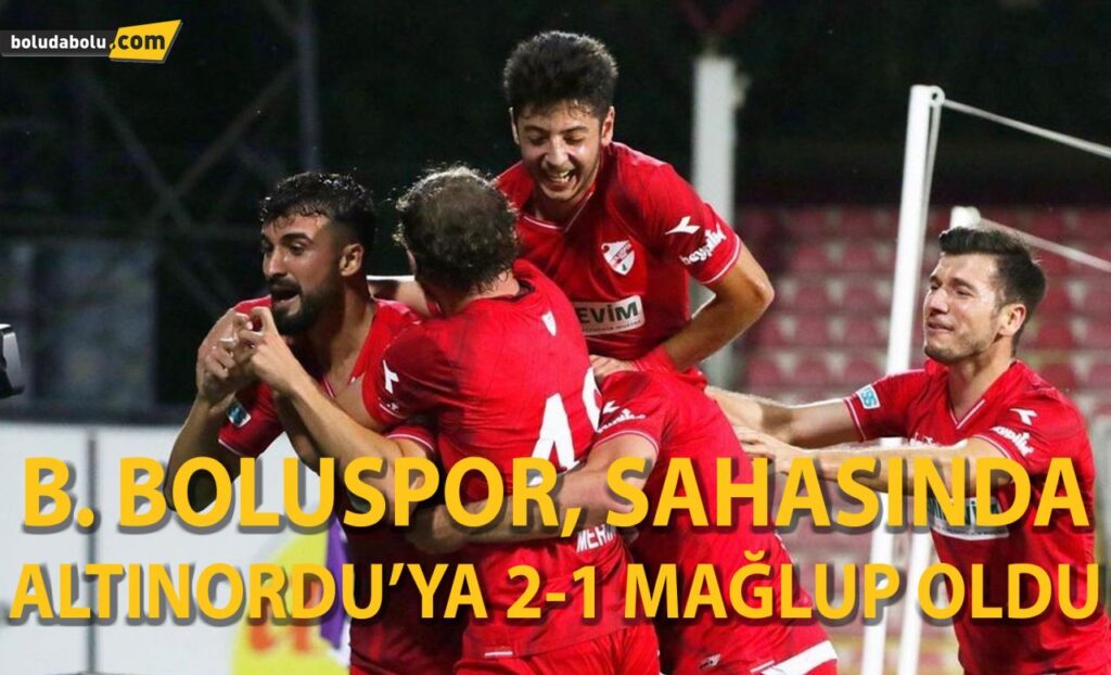 TFF 1. Lig: B. Boluspor: 1 – Altınordu: 2 TFF 1. Lig: B. Boluspor: 1 – Altınordu: 2