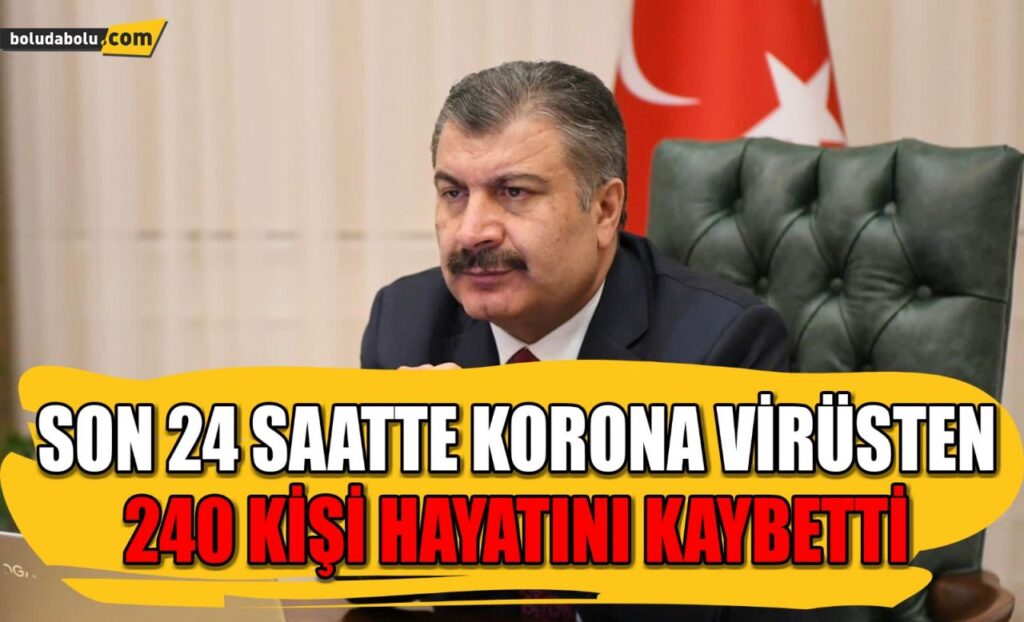 Son 24 saatte korona virüsten 240 kişi hayatını kaybetti Son 24 saatte korona virüsten 240 kişi hayatını kaybetti
