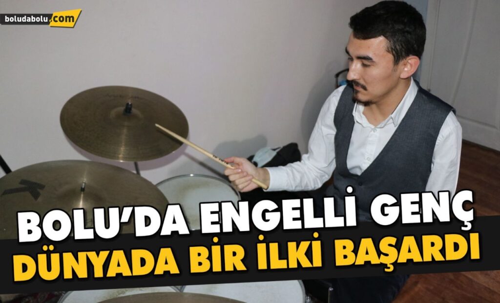 Bolu’da engelli genç dünyada bir ilki başardı Bolu’da engelli genç dünyada bir ilki başardı