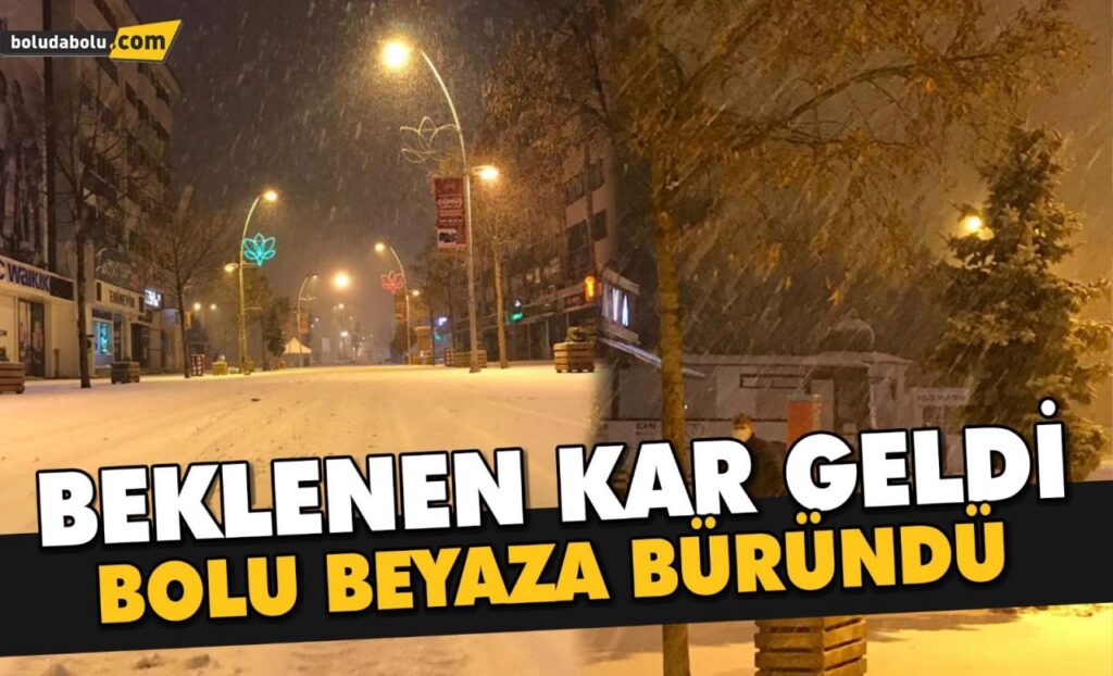 BEKLENEN KAR SONUNDA GELDİ… BEKLENEN KAR SONUNDA GELDİ…