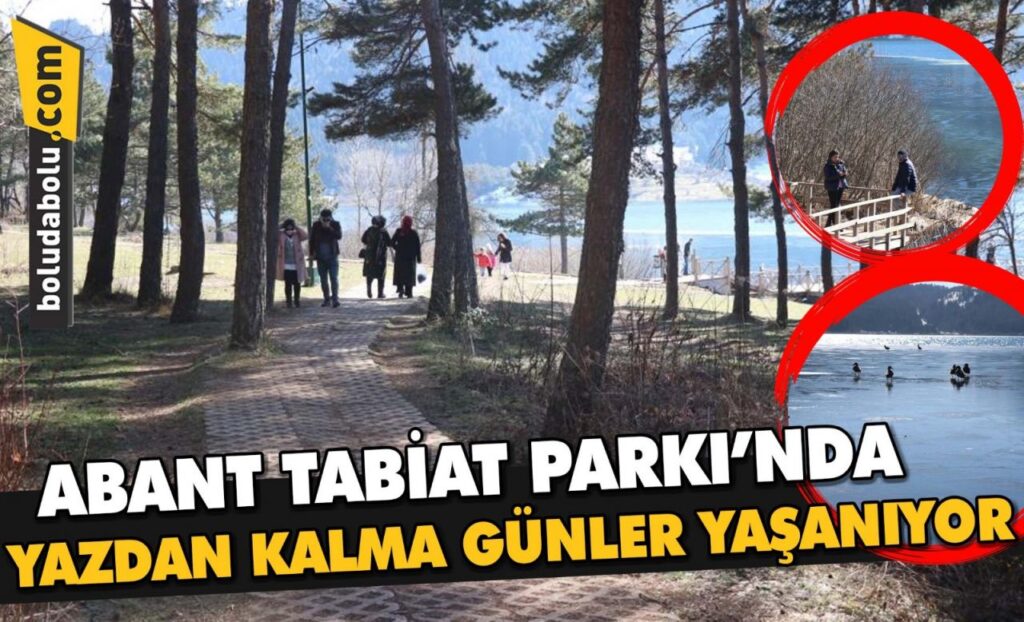 Abant Tabiat Parkı’nda yazdan kalma günler yaşanıyor Abant Tabiat Parkı’nda yazdan kalma günler yaşanıyor