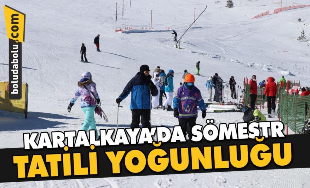 Kartalkaya’da sömestr tatili yoğunluğu Kartalkaya’da sömestr tatili yoğunluğu