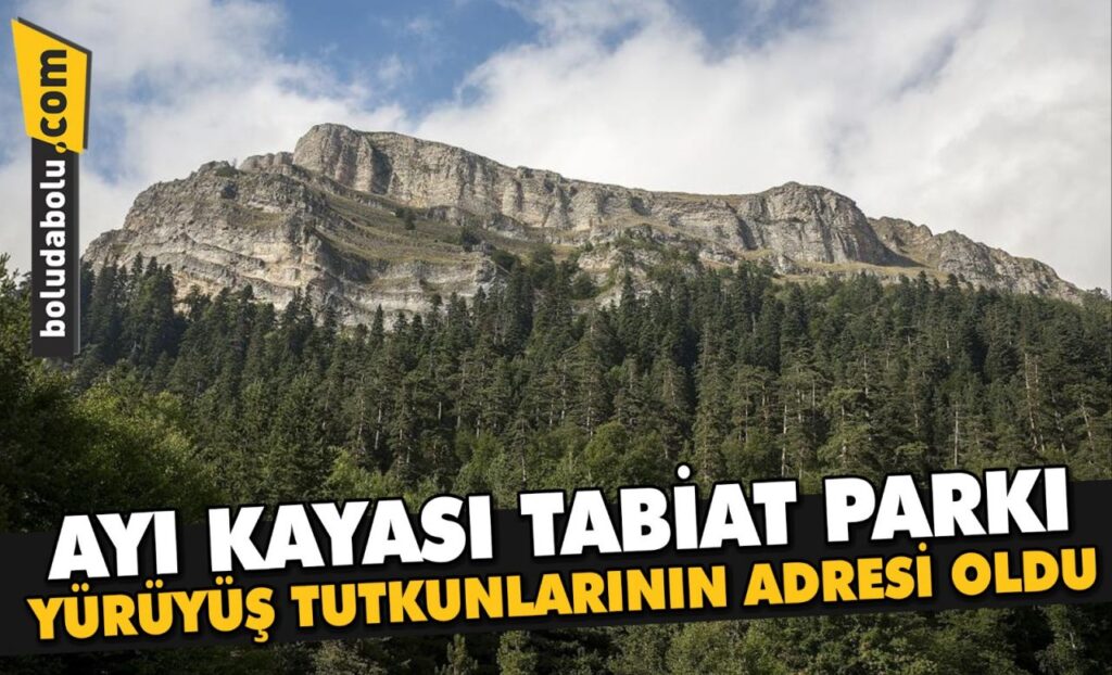 Ayı Kayası Tabiat Parkı yürüyüş tutkunlarının adresi oldu Ayı Kayası Tabiat Parkı yürüyüş tutkunlarının adresi oldu