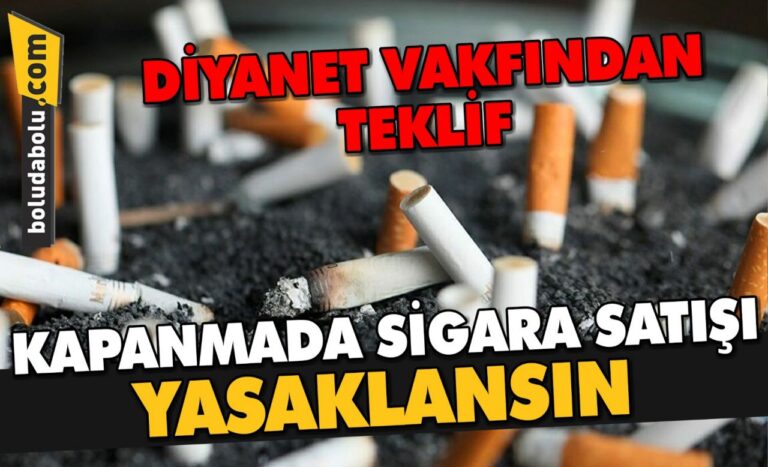 “TAM KAPANMADA SİGARA SATIŞI YASAKLANSIN”