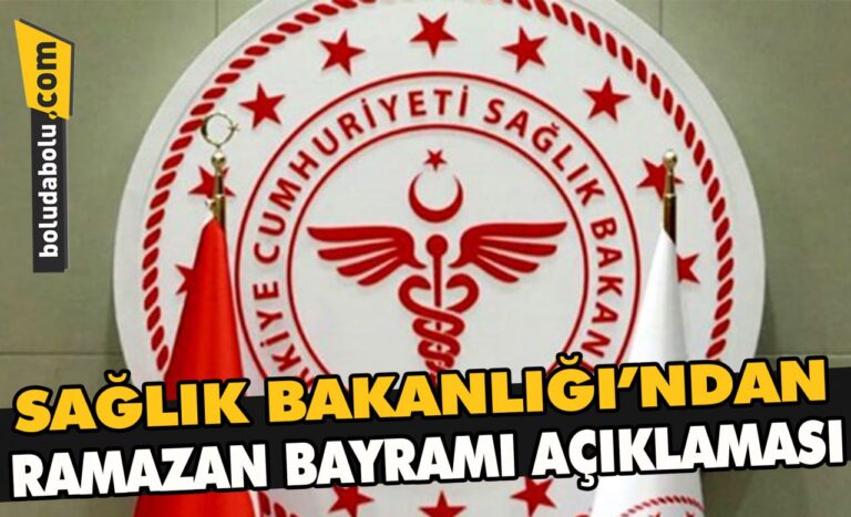 Sağlık Bakanlığı’ndan Ramazan Bayramı açıklaması