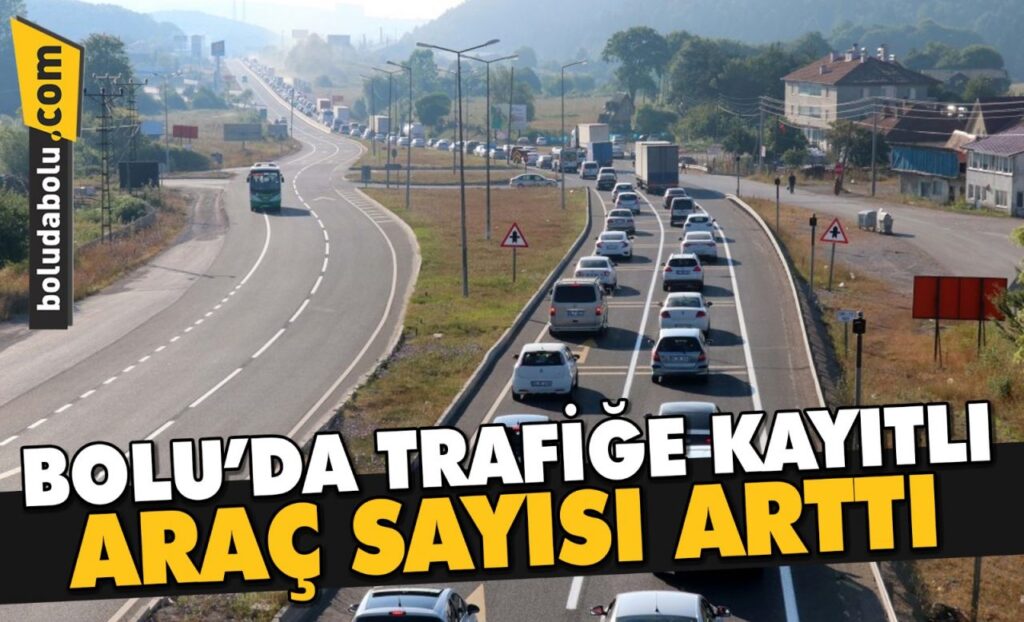 TRAFİĞE KAYITLI ARAÇ SAYISI ARTTI, DEVİR SAYISI AZALDI