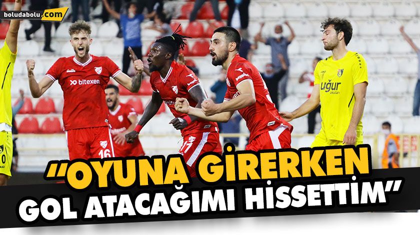 “OYUNA GİRERKEN GOL ATACAĞIMI HİSSETTİM” “OYUNA GİRERKEN GOL ATACAĞIMI HİSSETTİM”